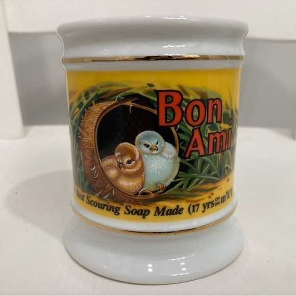 THE CORNER STORE PORCELAIN VINTAGE MUG COLLECTION BON AMI MUG - 8oz - Picture 2 of 6
